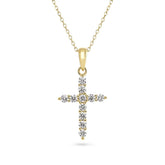 Diamond Cross Pendant - Dracakis Jewellers